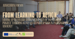 oung people from Bulgaria, Albania and Germany participating in an Erasmus+ project on youth participation in environmental advocacy